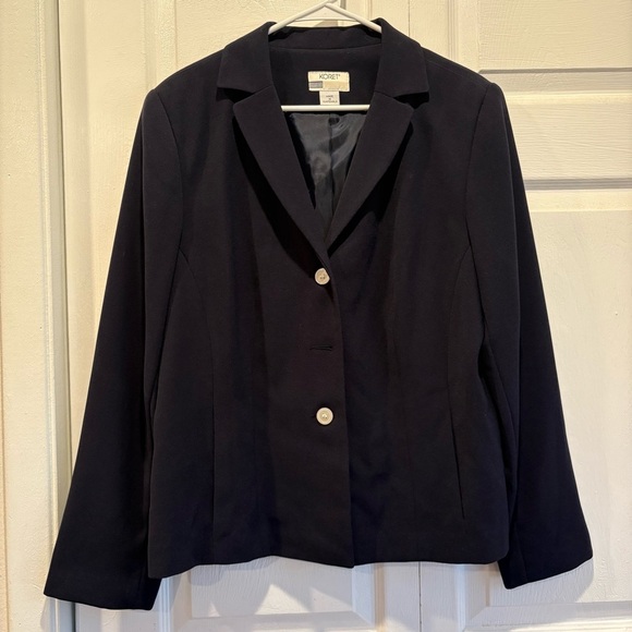 Koret Jackets & Blazers - Vintage Navy Blue Koret Long Sleeve Blazer - Size 12
